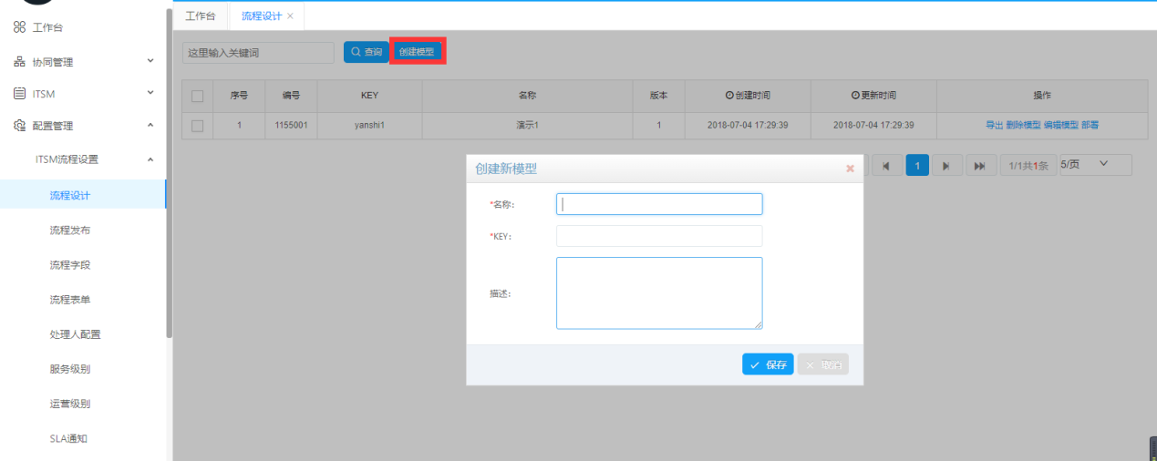 Servicehot ITSOM   ITSM流程設(shè)置